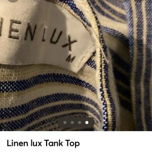 Linen lux tank top